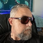 Matthew A. - Clear Gray - aviator - plastic