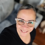 Evelyn T. - Clear - browline - acetate-metal