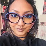 Lauren V. S. - Tortoise Purple - oval - acetate