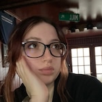 Giselle V. - Black - rectangle - acetate