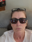 Denise M. - Crystal Dark Green - square - acetate