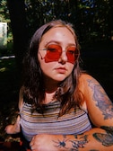 Hannah M. - Golden - square - metal