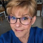 Kristina S. - Striped - oval - acetate