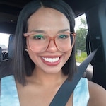 Sabrina J. - Brown - square - plastic
