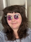 Amanda L. B. - Light Gold - aviator - metal
