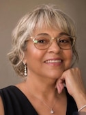 Blanche G. - Gold Transparent - browline - acetate-metal