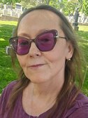 Violet S. - Purple - horn - acetate