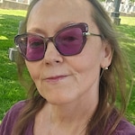 Violet S. - Purple - horn - acetate