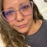 Jacklyn B. - Clear Champagne Rose Gold - horn - acetate