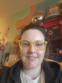 Meghan O. - Yellow - round - plastic