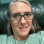 Jen M. - Matte Green - rectangle - plastic