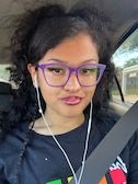 Alvanya R. - Iridescent Purple - horn - acetate