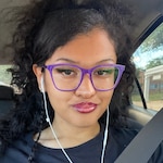 Alvanya R. - Iridescent Purple - horn - acetate