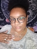 shamekarose33 - Matte Black - rectangle - plastic-metal