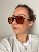 Dominika L. - Green - aviator - plastic