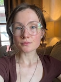 Lindsay B. - Clear - square - plastic