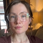 Lindsay B. - Clear - square - plastic