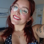 Ryann R. - Shiny Rose Gold - heart - metal