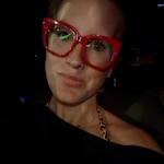 April - Red & Pink - horn - acetate