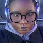 Nia K. - Black - square - acetate
