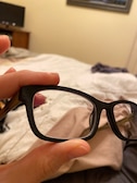 Louise W. -  Black/Yellow - rectangle - acetate