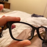 Louise W. -  Black/Yellow - rectangle - acetate