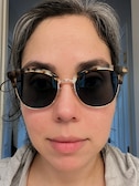 Laura W. - Ivory Tortoise - browline - acetate