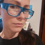 Kelly - Crystal Blue - aviator - acetate