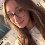 Keira F. - Clear Brown - round - acetate