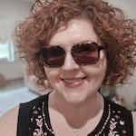 Erica H. - Clear Tortoise - aviator - acetate