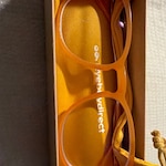 Callie D. - Orange - square - acetate-metal