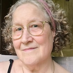 Bonnie S. - Clear Purple Gold - square - acetate