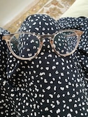 Tova B. -  Clear Yellow  - round - acetate