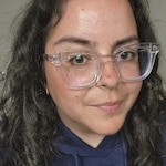 Rehana C.  - Clear - square - acetate