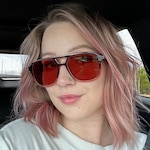 Kierstan W. - Gradient Brown - aviator - plastic