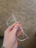 Olivia M. - Clear Purple - horn - acetate