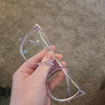 Olivia M. - Clear Purple - horn - acetate