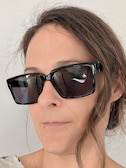 Roxane D. - Gray Tortoise - square - acetate