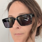 Roxane D. - Gray Tortoise - square - acetate
