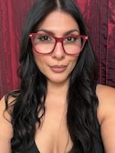 Alina C. - Burgundy - square - acetate-metal