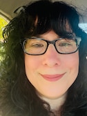 Caroline E. - Black - rectangle - acetate