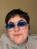 Joey R. - Matt Blue Tortoise - aviator - metal
