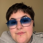 Joey R. - Matt Blue Tortoise - aviator - metal